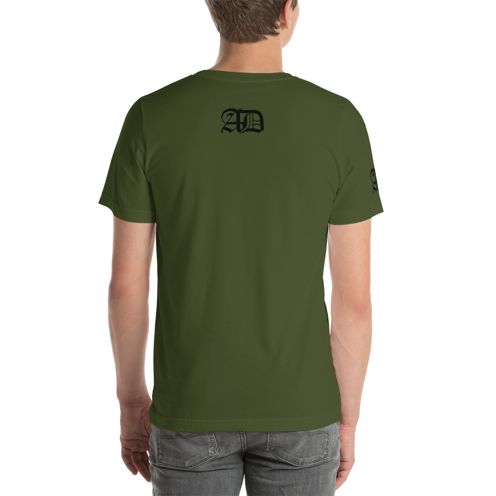 AD Mens Short Sleeve Black Logo