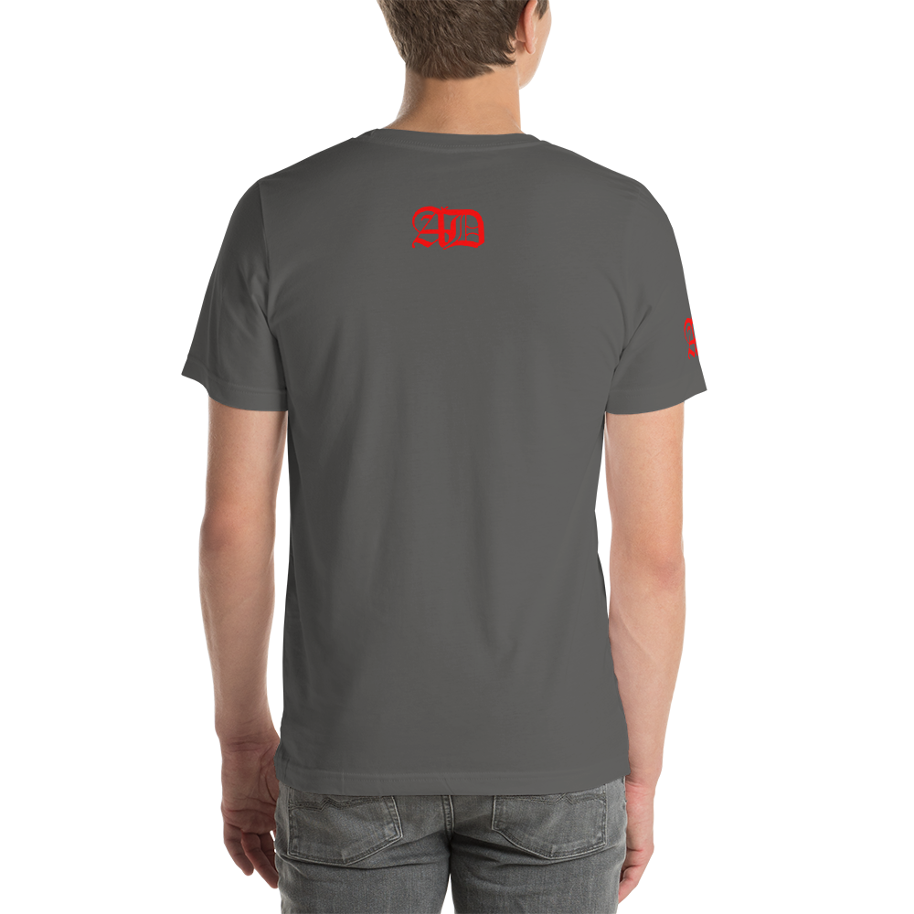 AD Mens Short Sleeve Red Logo