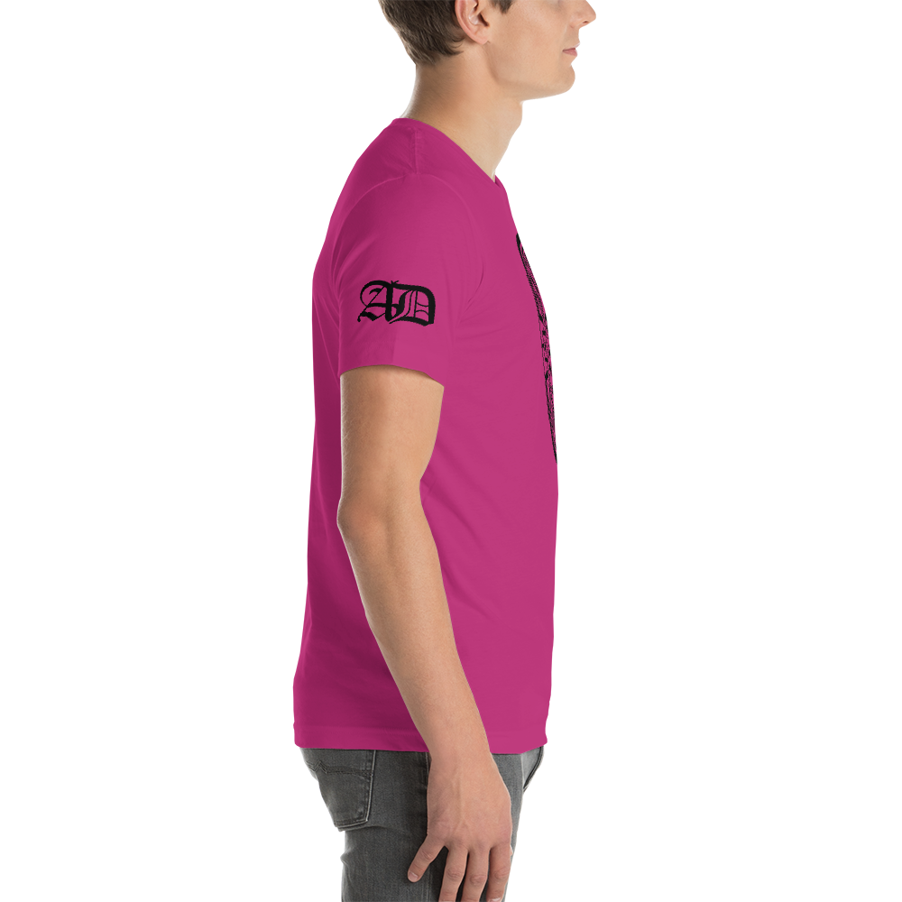 AD Mens Short Sleeve Black Logo