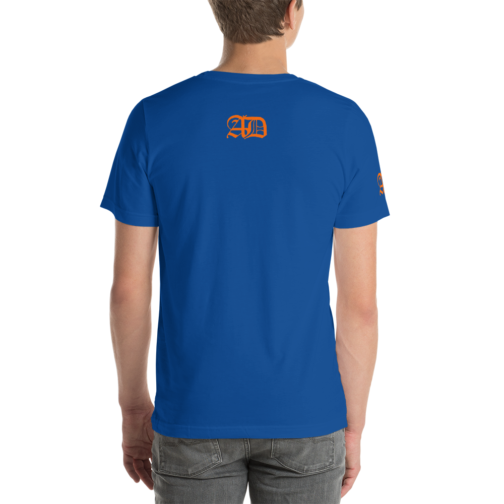 AD Mens Short Sleeve Orange Logo