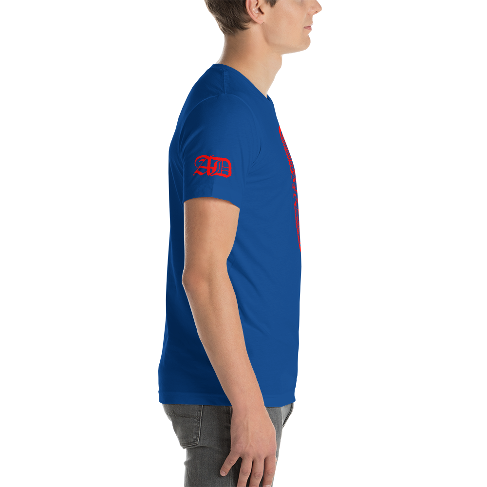 AD Mens Short Sleeve Red Logo