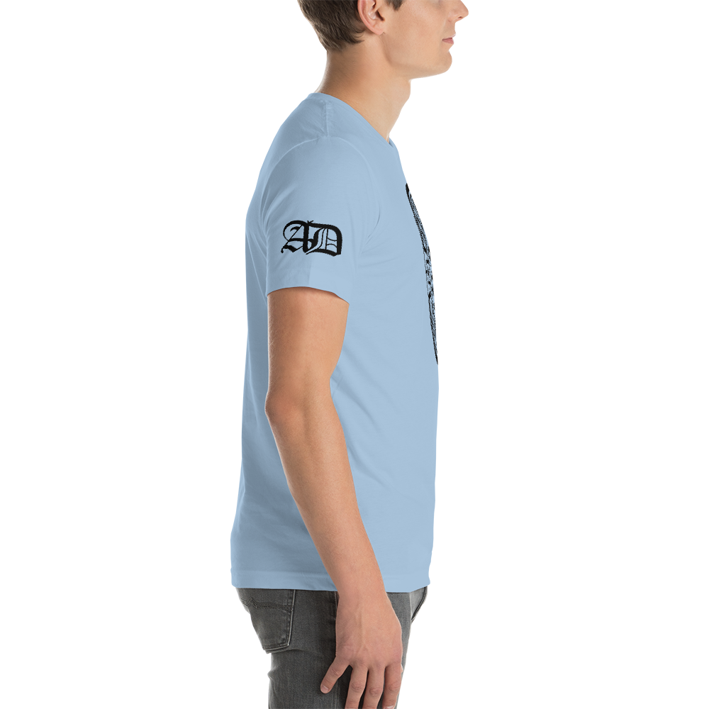 AD Mens Short Sleeve Black Logo