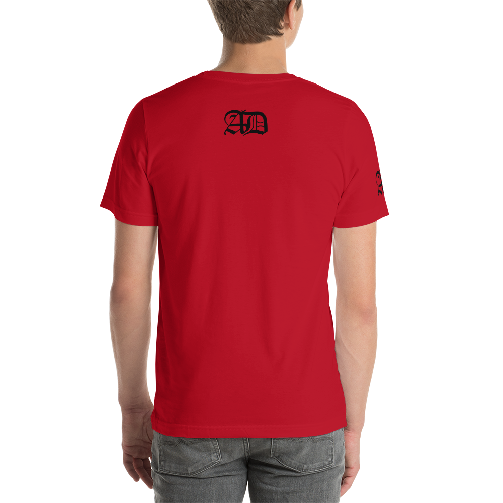 AD Mens Short Sleeve Black Logo