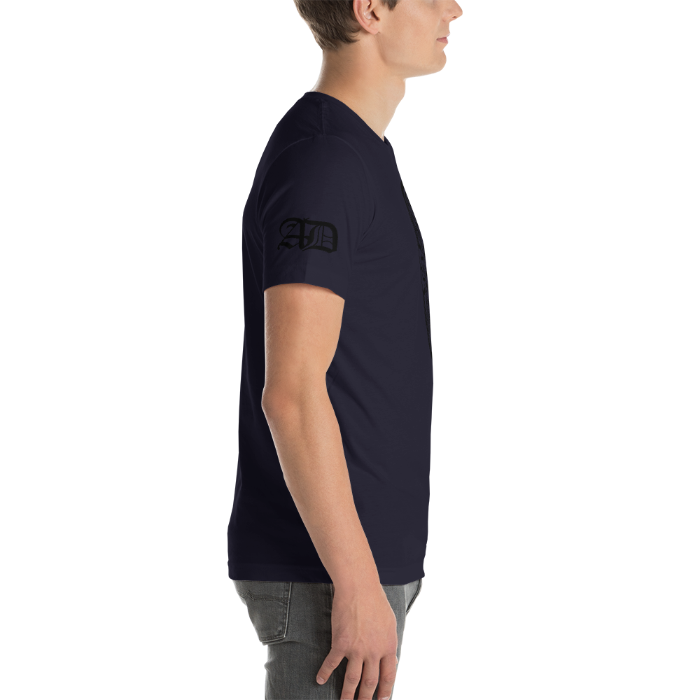 AD Mens Short Sleeve Black Logo