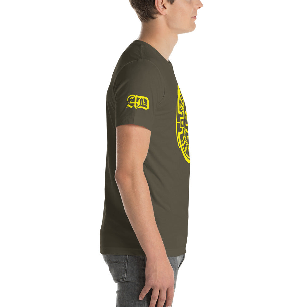 AD Short Sleeve Unisex Yellow Logo