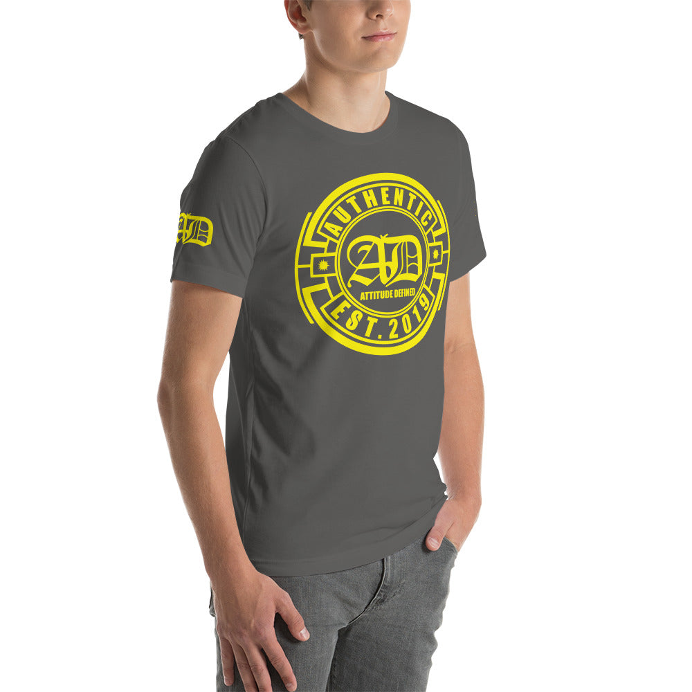 AD Short Sleeve Unisex Yellow Logo