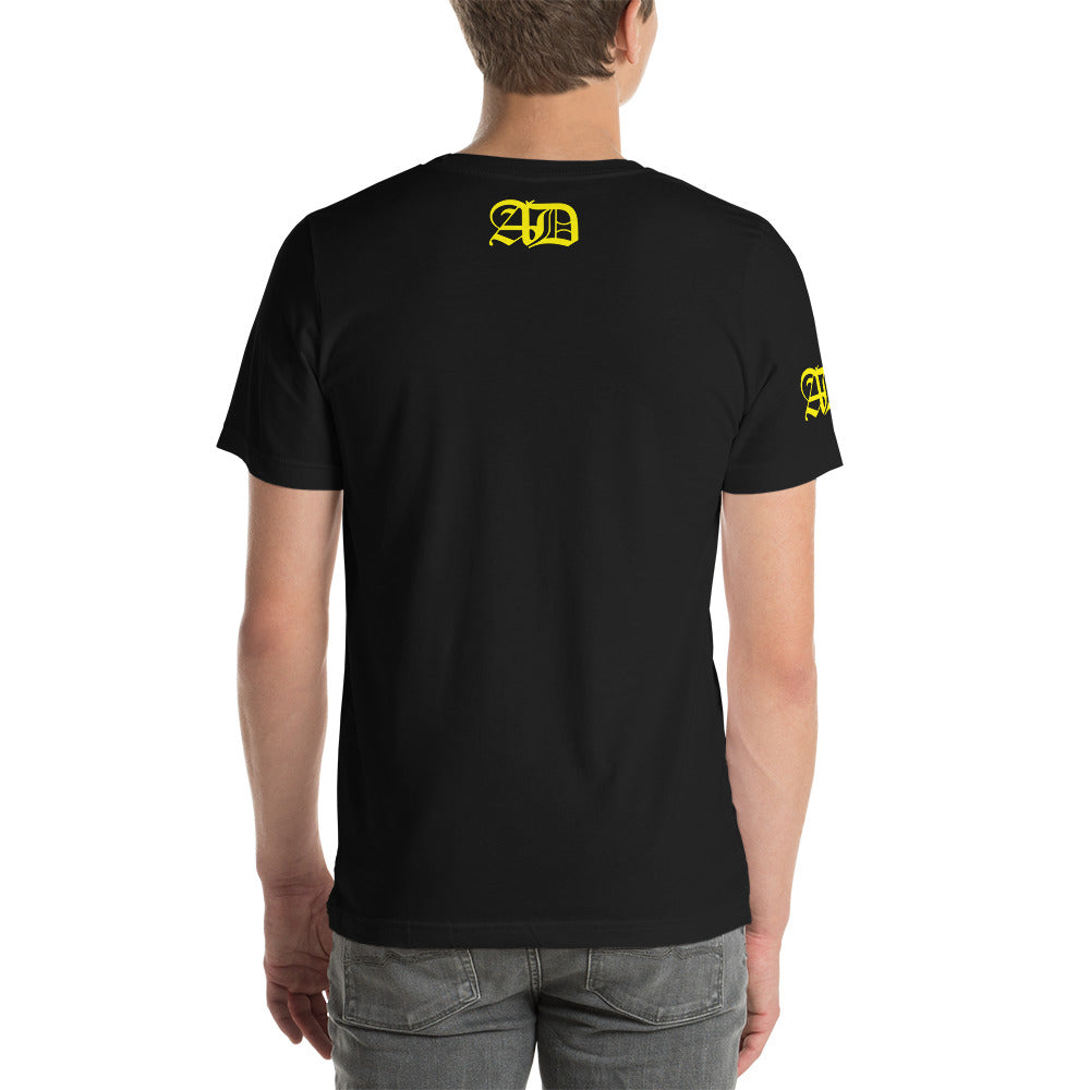 AD Short Sleeve Unisex Yellow Logo