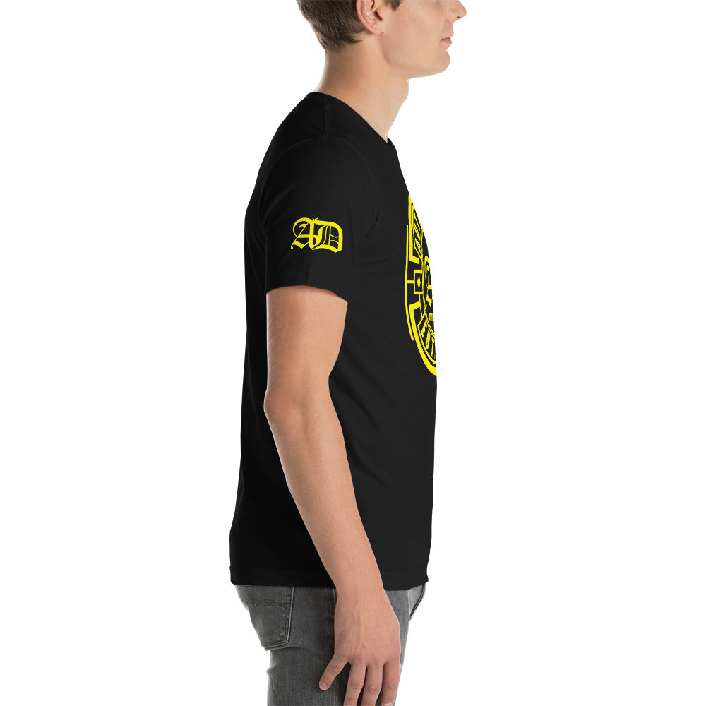 AD Short Sleeve Unisex Yellow Logo