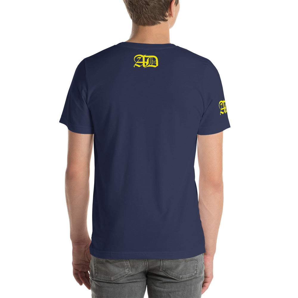 AD Short Sleeve Unisex Yellow Logo