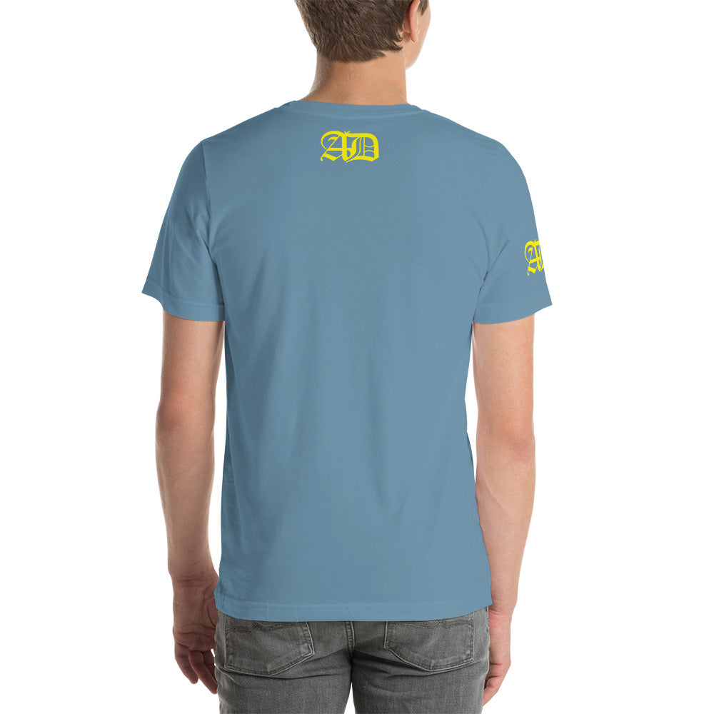 AD Short Sleeve Unisex Yellow Logo