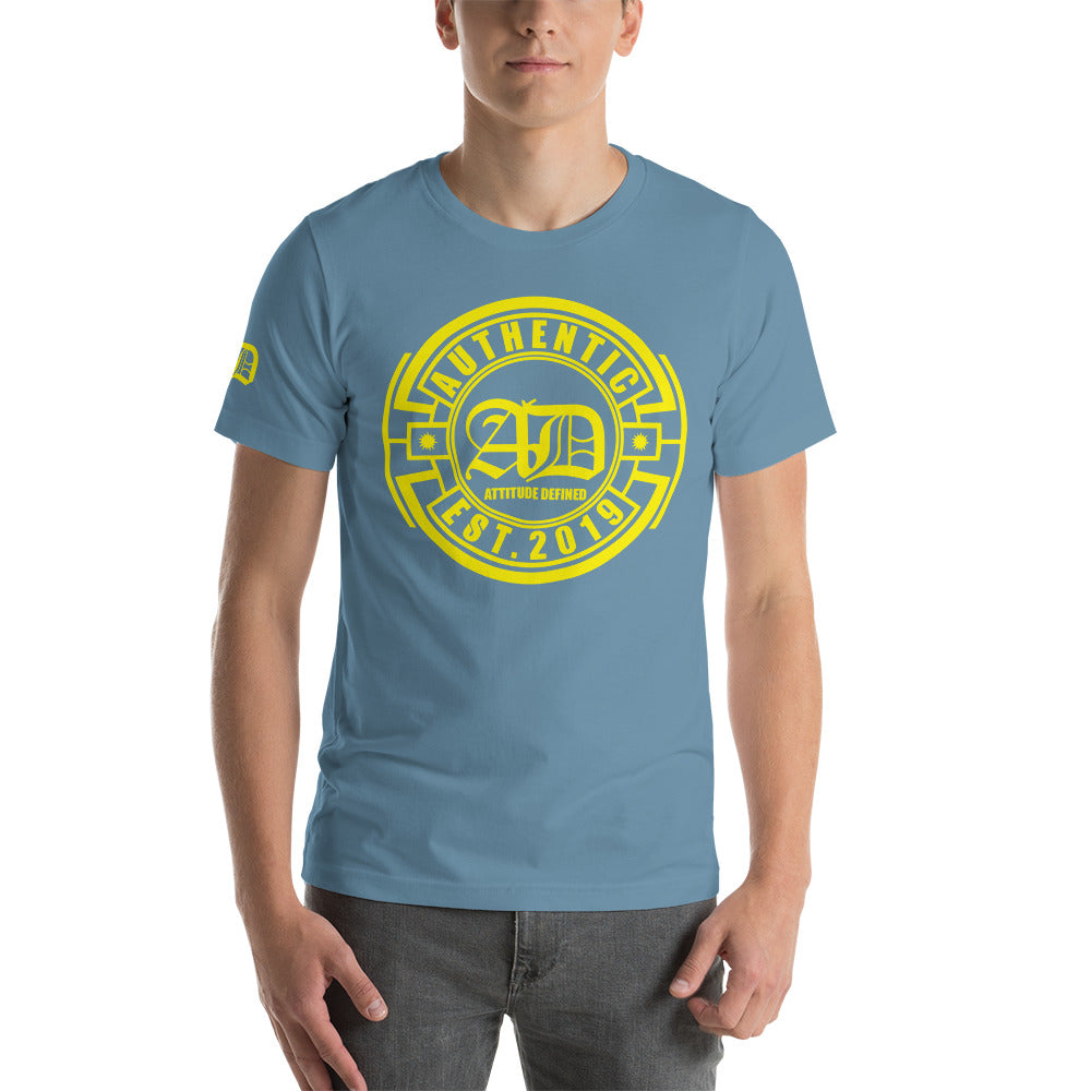 AD Short Sleeve Unisex Yellow Logo