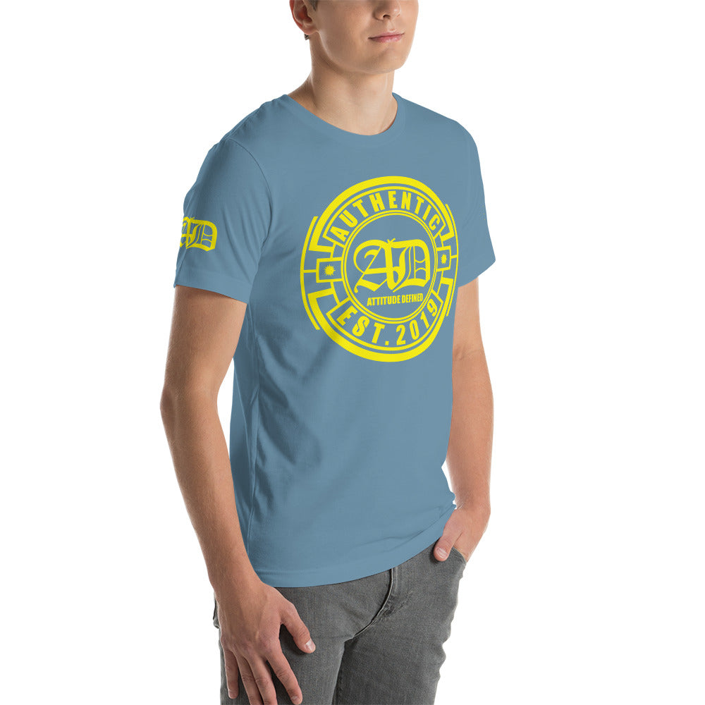 AD Short Sleeve Unisex Yellow Logo