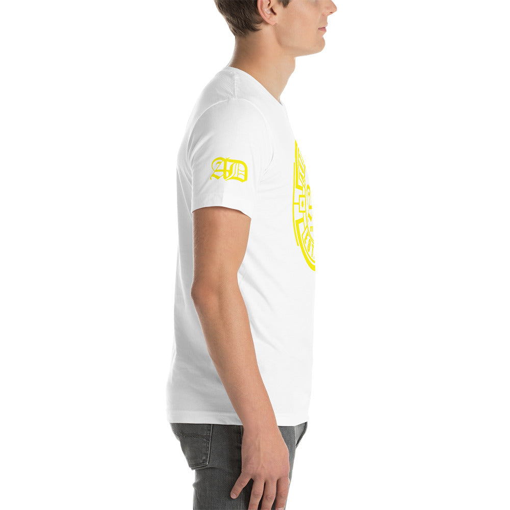 AD Short Sleeve Unisex Yellow Logo