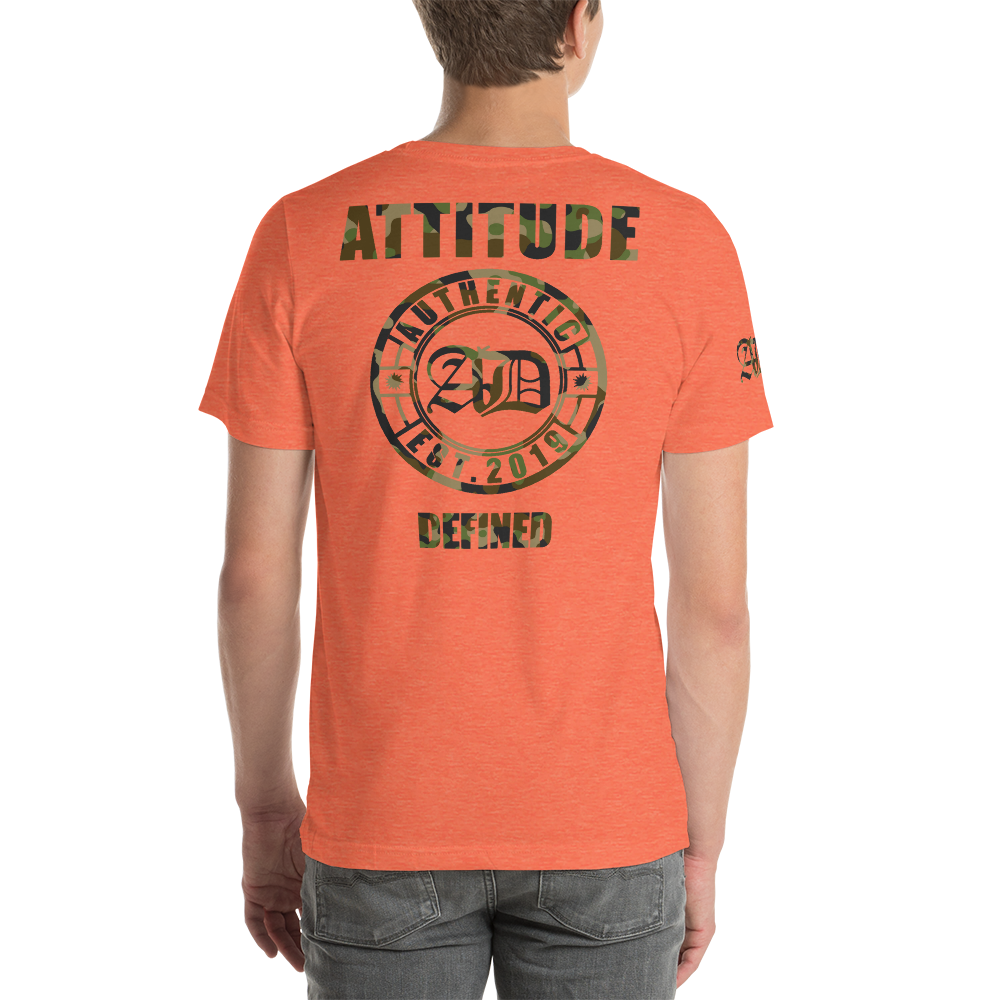 AD Mens Short Sleeve Camouflage Logo
