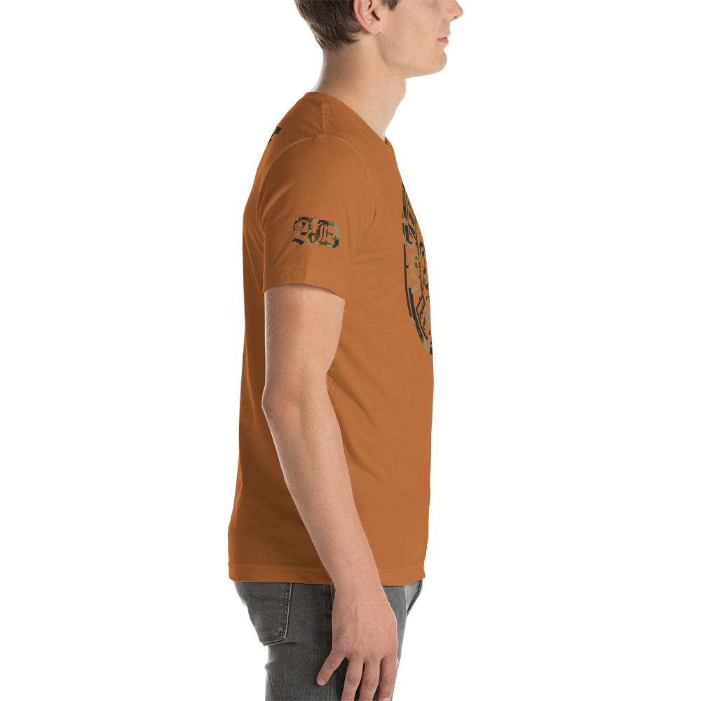 AD Mens Short Sleeve Camouflage Logo