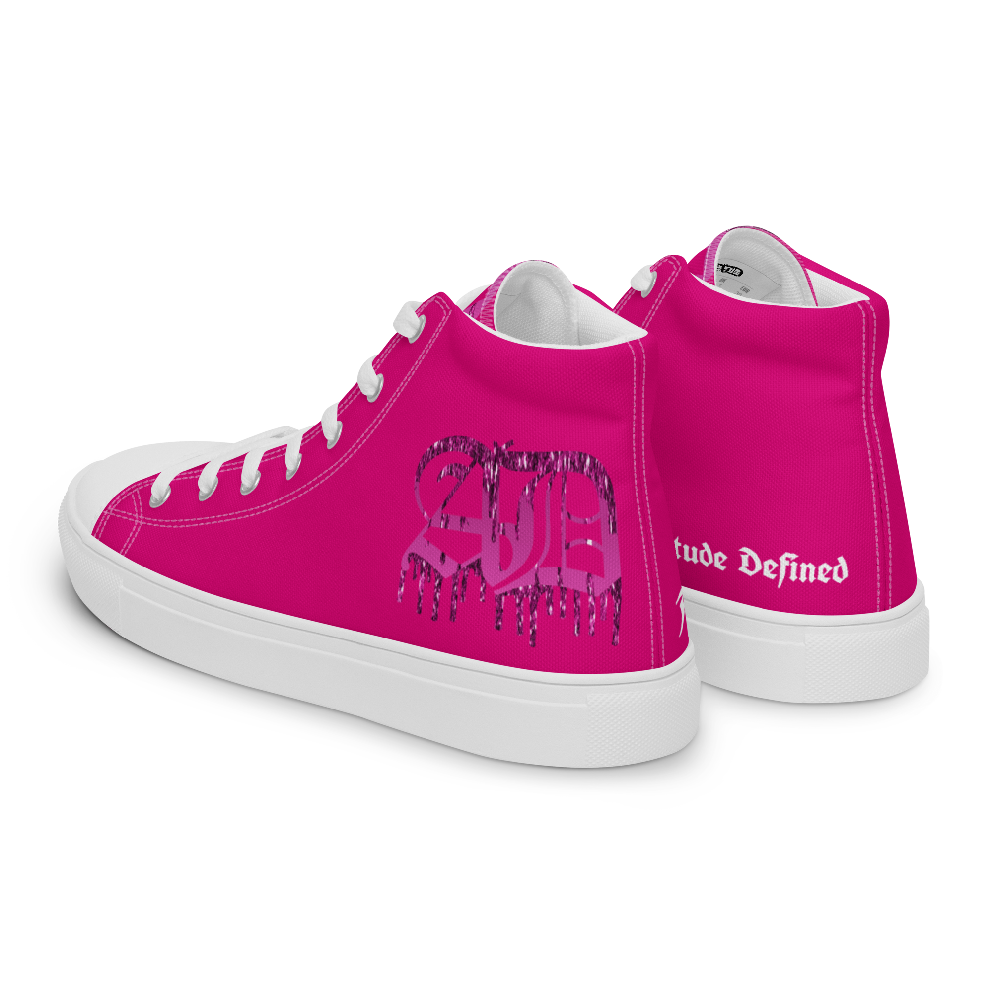 Women’s high top canvas shoes