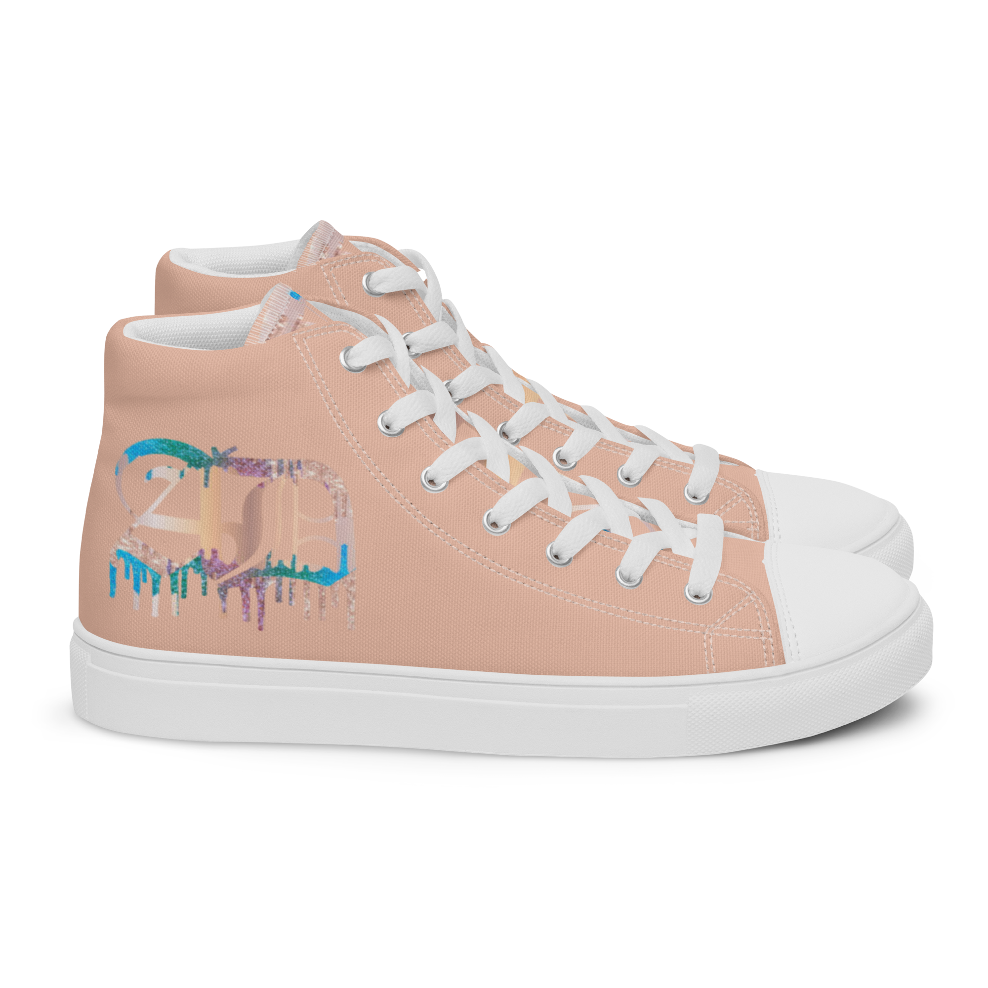 Women’s high top canvas shoes