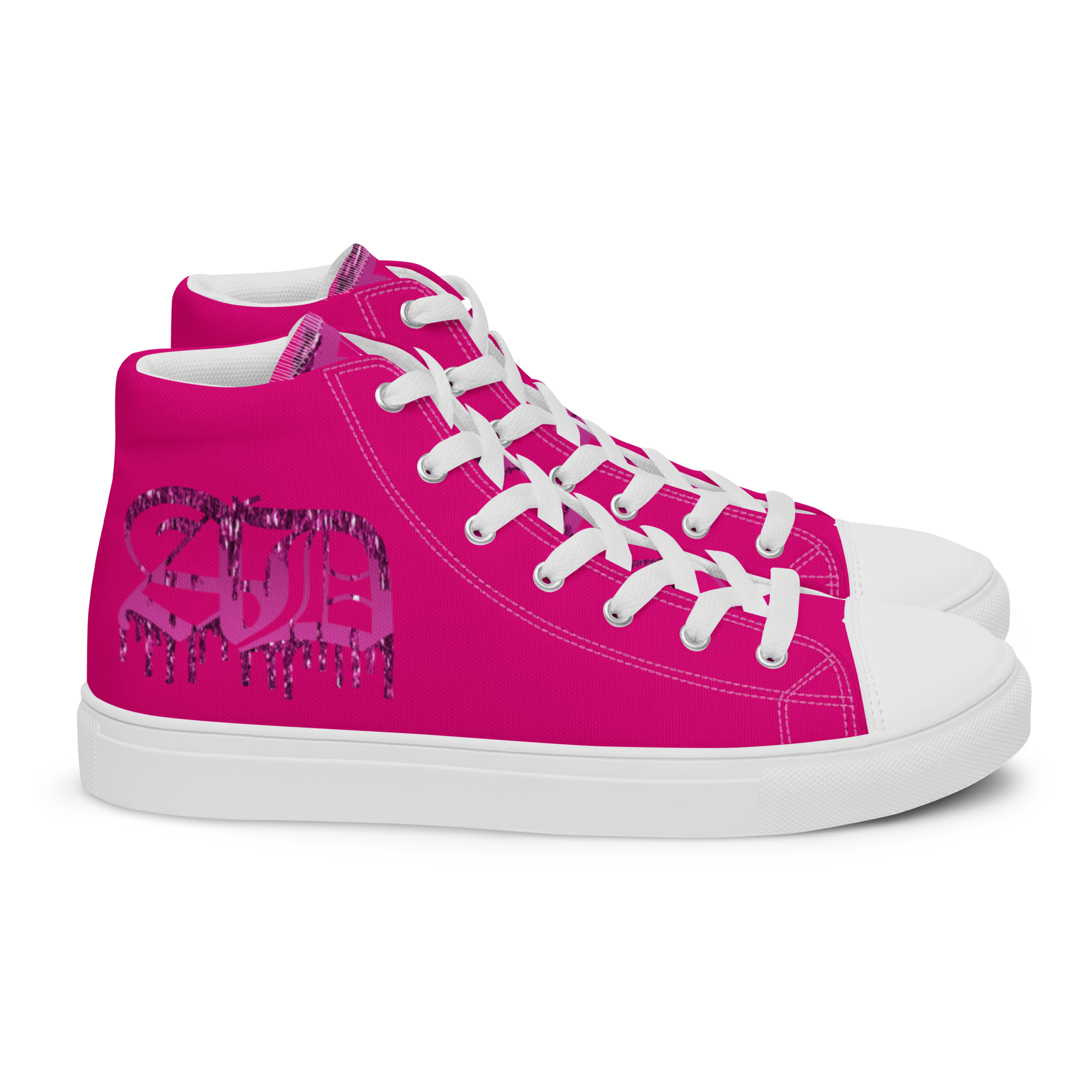 Women’s high top canvas shoes